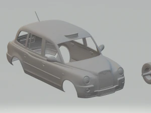 tx4 लंदन टैक्सी 2006 3D प्रिंट मॉडल
