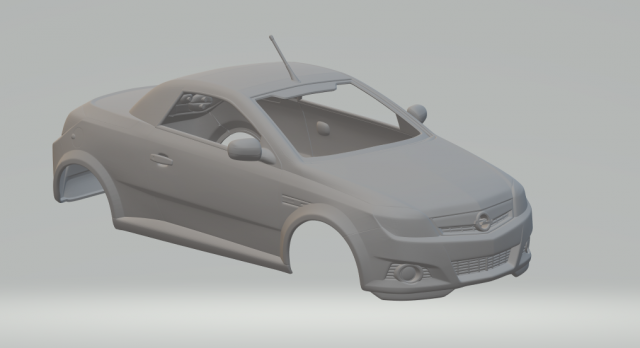 opel tigra cabriolet 3D प्रिंट मॉडल .c4d .max .obj .3ds .fbx .stl .blend 