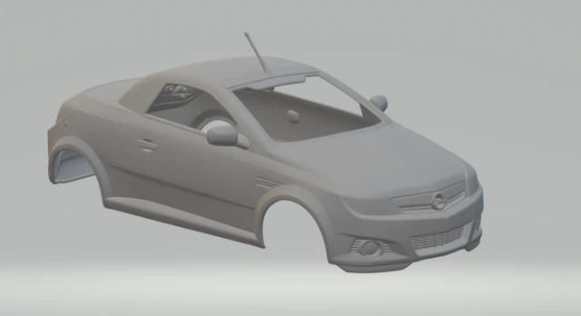opel tigra cabriolet 3D Print Model .c4d .max .obj .3ds .fbx .stl .blend 