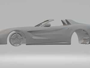 ferrari f60america 2015 3D प्रिंट मॉडल