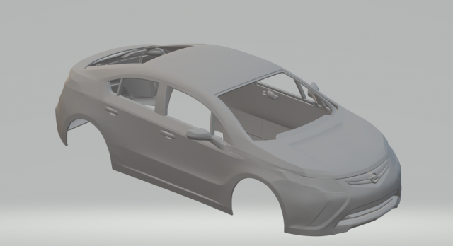 opel ampera 3Dプリントモデル .c4d .max .obj .3ds .fbx .stl .blend