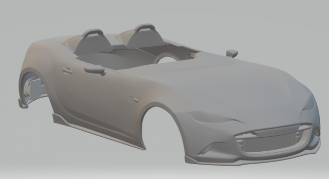 mazda mx-5 spyder 2015 3D Принт Модель .c4d .max .obj .3ds .fbx .stl .blend 