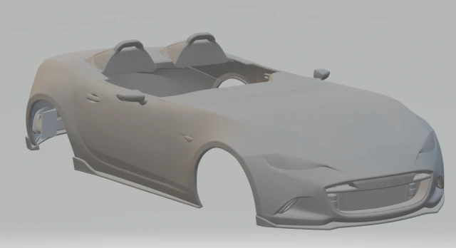 mazda mx-5 spyder 2015 3D Print Model .c4d .max .obj .3ds .fbx .stl .blend 