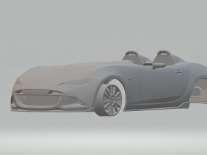 mazda mx-5 spyder 2015 3D Принт Модель