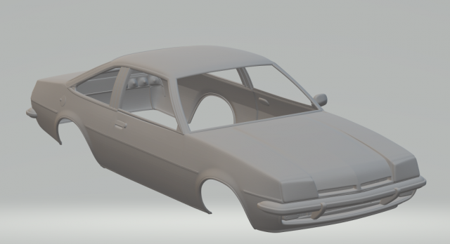 opel manta mk2 75 3D Принт Модель .c4d .max .obj .3ds .fbx .stl .blend 
