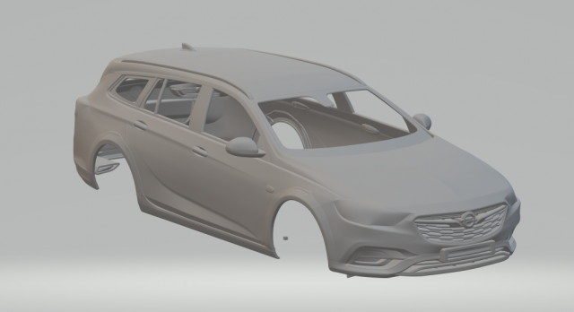 2017 opel insignia turbo x country tourer Modello di stampa 3D .c4d .max .obj .3ds .fbx .stl .blend 