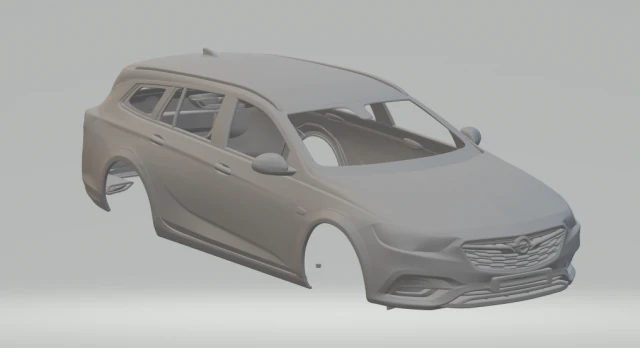 2017 opel insignia turbo x country tourer 3D Print Model .c4d .max .obj .3ds .fbx .stl .blend 