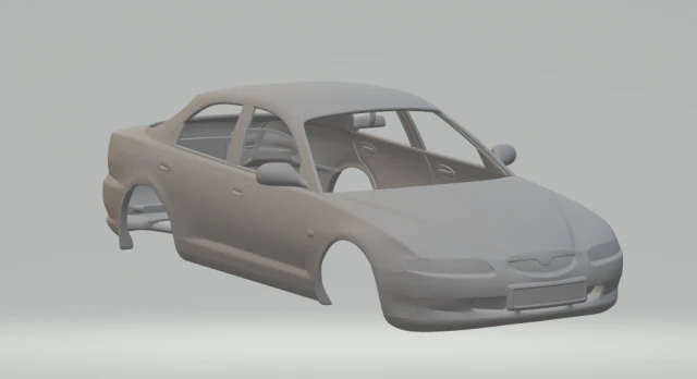 mazda xedos 6 3D Print Model .c4d .max .obj .3ds .fbx .stl .blend 