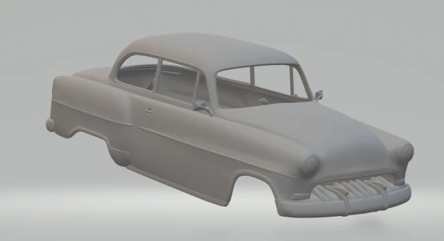 opel olympia rekord 1956 3D Print Model .c4d .max .obj .3ds .fbx .stl .blend 