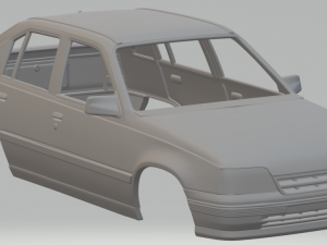 opel kadett e 5-doors 3D Print Model