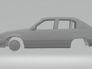 opel kadett e 5-doors 3D 프린트 모델