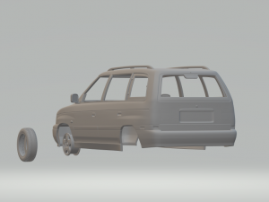 mazda mpv lv 1997 3D Druckmodell