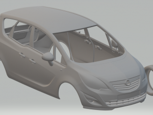 opel meriva b 2011 Modelo de impresión 3D