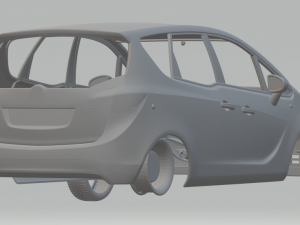 opel meriva b 2011 Modelo de impresión 3D