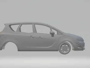opel meriva b 2011 Modelo de impresión 3D