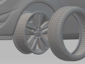 opel meriva b 2011 Modelo de impresión 3D