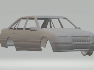 opel senator b 1987 Model do druku 3D