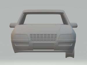 opel senator b 1987 3D printmodel