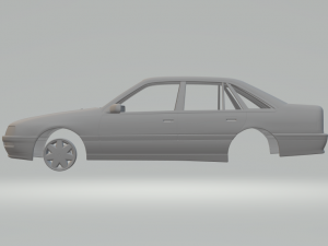 opel senator b 1987 3D printmodel