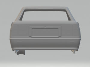 opel senator b 1987 3D printmodel
