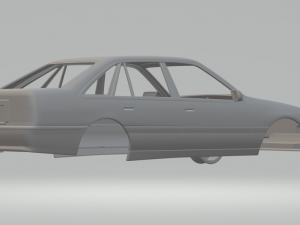 opel senator b 1987 3D printmodel