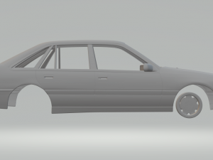 opel senator b 1987 3D printmodel
