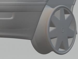 opel senator b 1987 3D printmodel