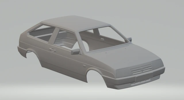 vaz lada 2108 1984 3D Print Model .c4d .max .obj .3ds .fbx .stl .blend 