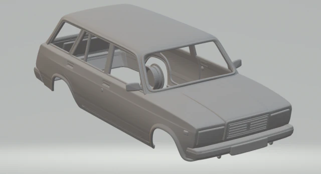 lada vaz 21041 2006 wagon 3D Print Model .c4d .max .obj .3ds .fbx .stl .blend