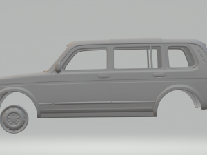 lada vaz niva 4x4 5doors 3D Print Model