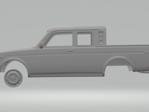 vaz lada niva pick up 3D Print Model