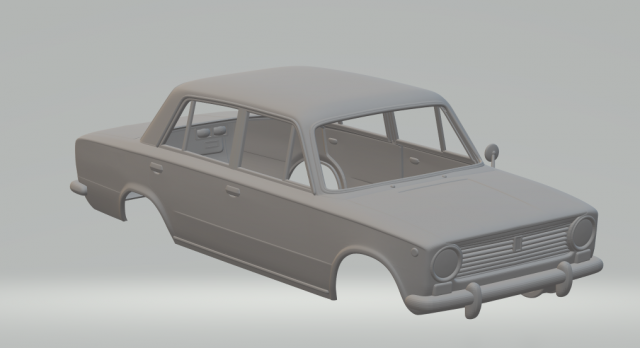 vaz lada 2101 70 3D-Druckmodell .c4d .max .obj .3ds .fbx .stl .blend 