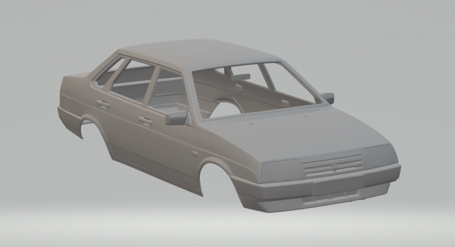 vaz lada 21099 sedan 1990 Modelo de Impressão 3D .c4d .max .obj .3ds .fbx .stl .blend 