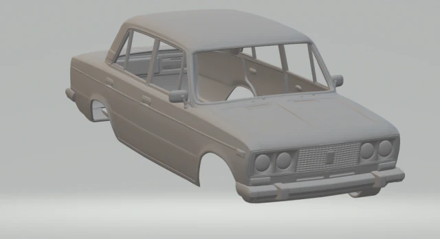 vaz lada 2106 1976 3D Print Model .c4d .max .obj .3ds .fbx .stl .blend 