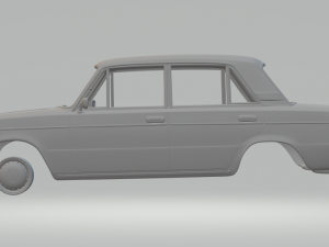 vaz lada 2106 1976 3D 프린트 모델