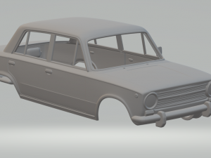fiat 124 mk1 Modelo de impresión 3D