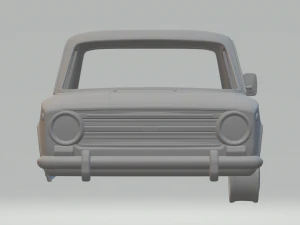fiat 124 mk1 3D Print Model