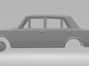 fiat 124 mk1 Modelo de impresión 3D