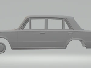 fiat 124 mk1 3D Print Model