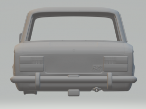 fiat 124 mk1 Modelo de impresión 3D