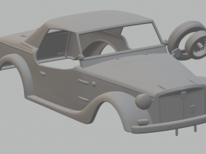 fiat siata 850 spring 68 3Dプリントモデル