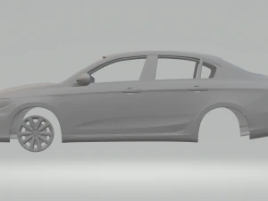 fiat tipo 2016 3D Print Model