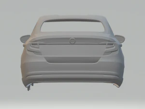 fiat tipo 2016 3D Print Model
