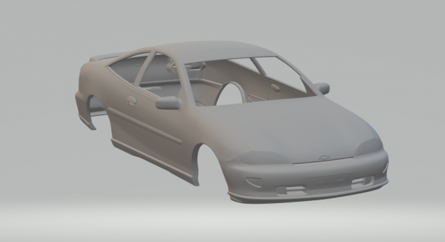 chevrolet cavalier mk3 98 3Dプリントモデル .c4d .max .obj .3ds .fbx .stl .blend 