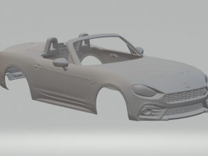 fiat 124 spider 2019 3D Print Model