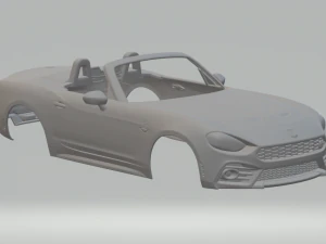 фиат 124 паук 2019 3D Принт Модель