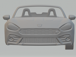 fiat 124 spider 2019 3D 프린트 모델