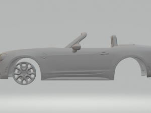 fiat 124 spider 2019 3D 프린트 모델