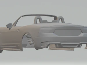 fiat 124 spider 2019 3D Print Model