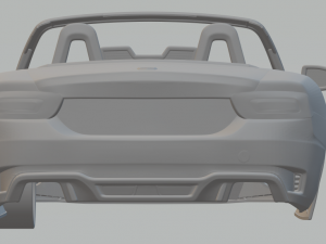 fiat 124 spider 2019 3D 프린트 모델